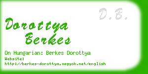dorottya berkes business card